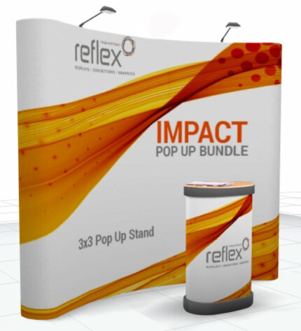 3x3 impact popup display
