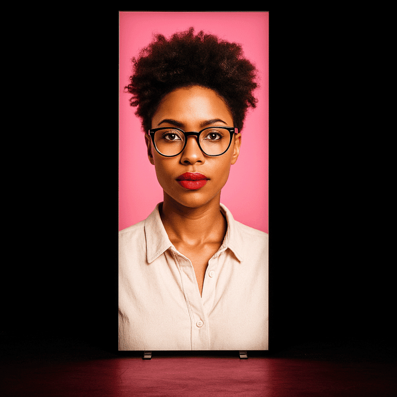 budgetglow freestanding led lightbox cheap floor standing illuminated display