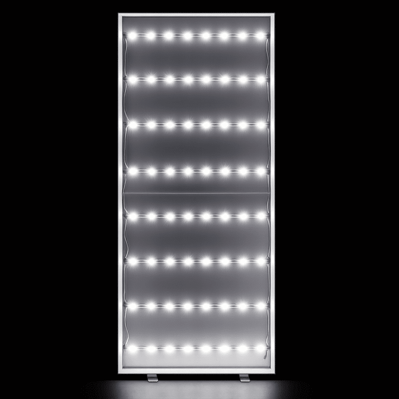 economy led lightbox detail plug and play illuminated display frame