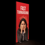 Fast Turnaround LED lightbox 1m x 2m exhibition display