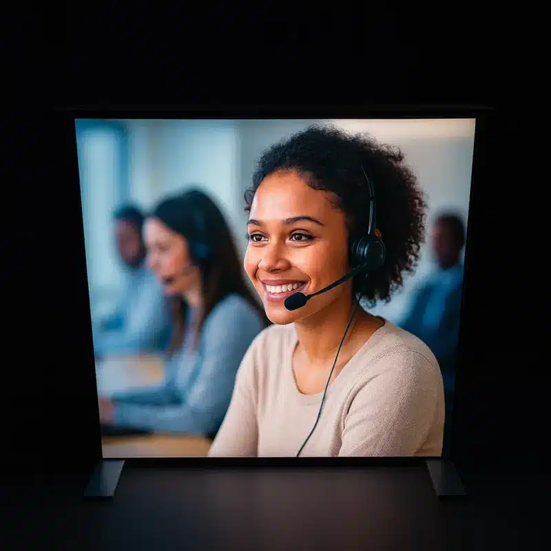 folding LED lightbox counter